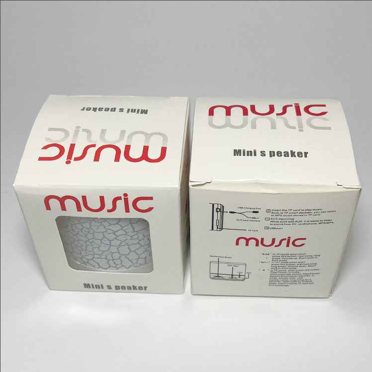 A9 Mini Cracked Bluetooth Speaker - Portable Card-inserted Subwoofer With LED Light, Wireless Speaker, Gift Option