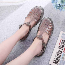 Crystal Gel Shoes Hollow Sandals For Women