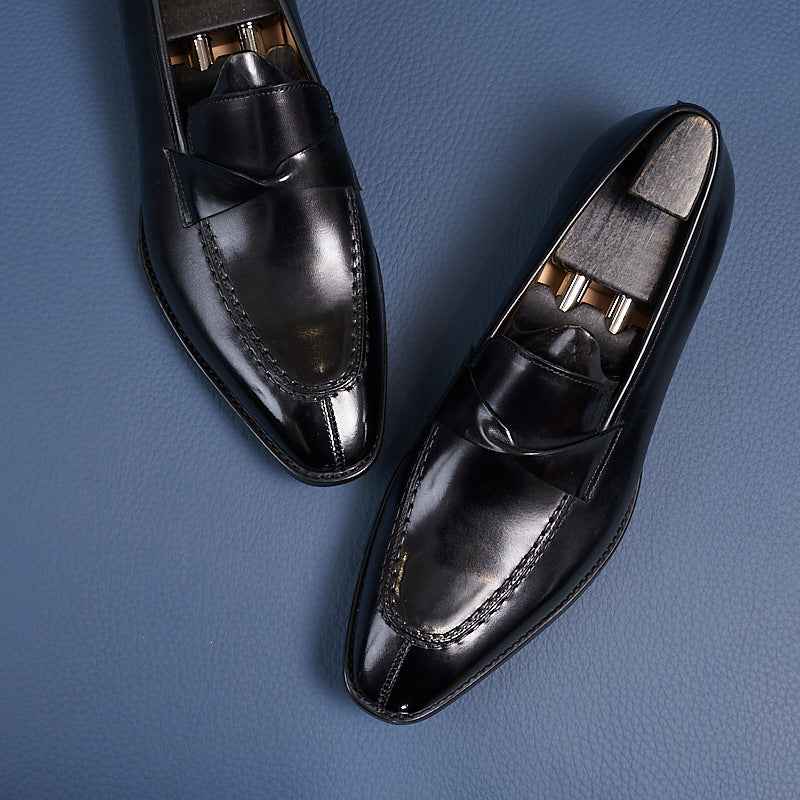 European And American British Genuine Leather Men's Shoes