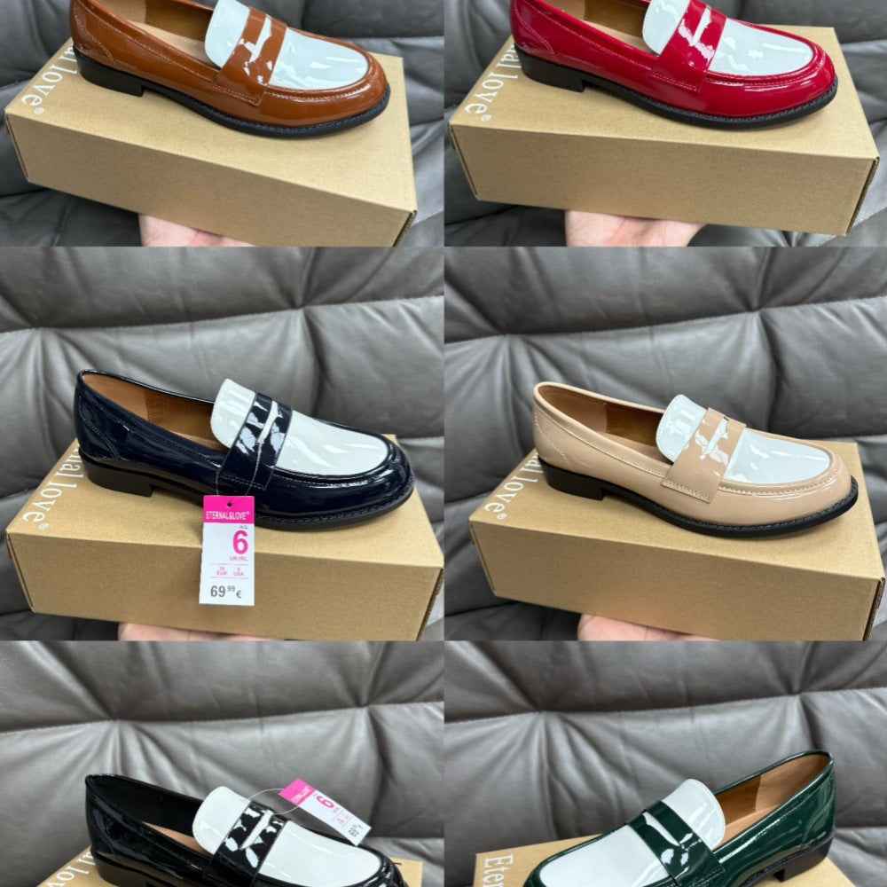 Leather Slip-on British-style Casual Loafers Shoes