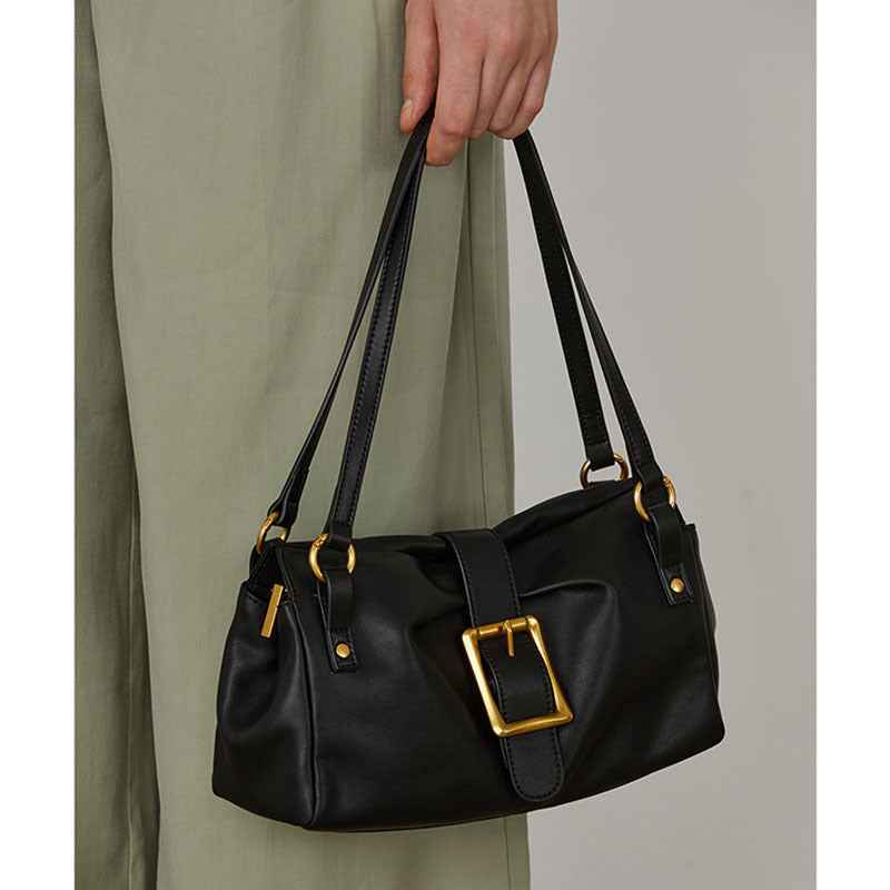 New Niche Womens Cowhide Underarm Tote Shoulder Bag
