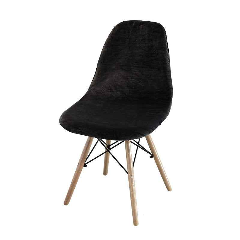 Velvet Solid Color Shell Eames Chair Cover
