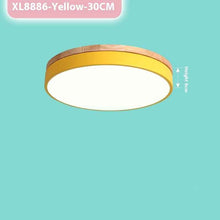 Macaron Round Bedroom Simple Study Living Room Ceiling Lamp