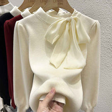 New Stylish Puff-sleeve Top Base-layer Sweater