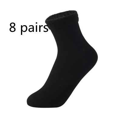 Women's Padded Velvet Warm Soft Medium Tube Socks