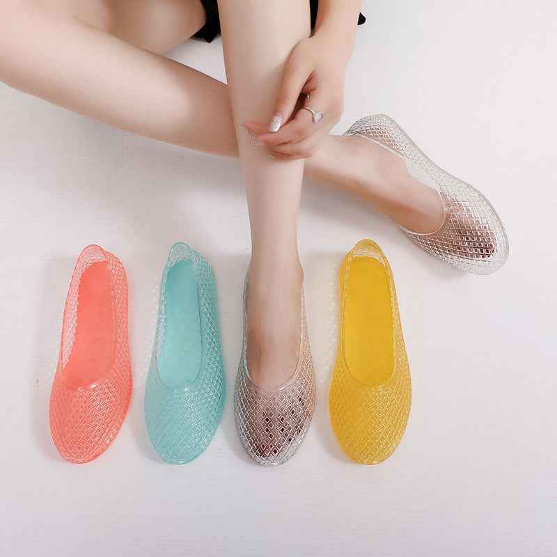 Breathable Flat Sandals For Women Spring And Summer Outer Wear Toe Box Shoes