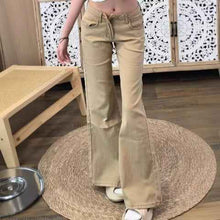 Women's Retro Low-Waist Slimming Drapey Straight-Leg Pants