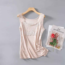 Summer New Knitted Silk Womens Tank Top