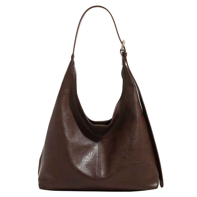 Womens Simple Casual Underarm Shoulder Bag