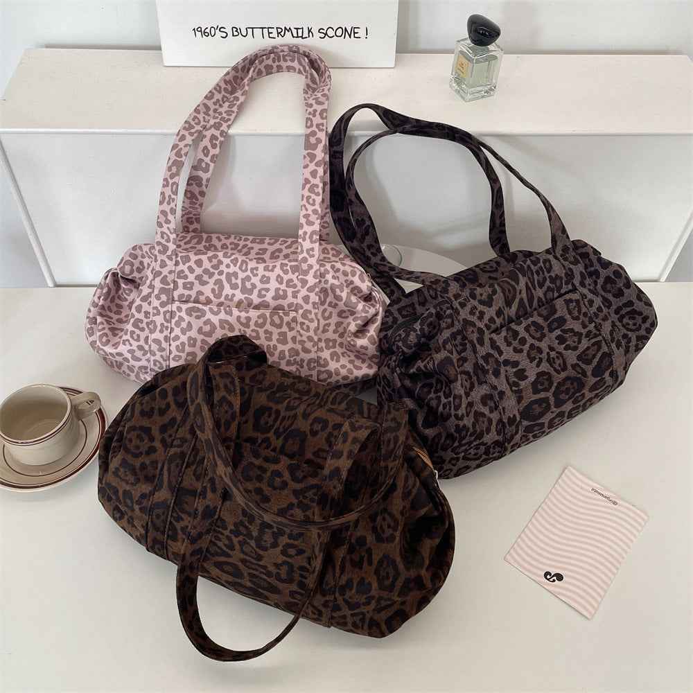 Stylish Leopard-Print Tote Bag For Women