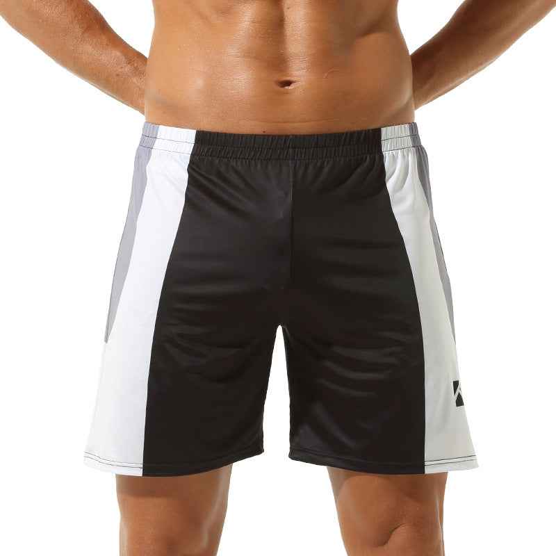 Sports Mid-length Pants Color-blocked Casual And Fashionable
