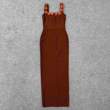 Floral Beaded Elegant Womens Bandage Dress