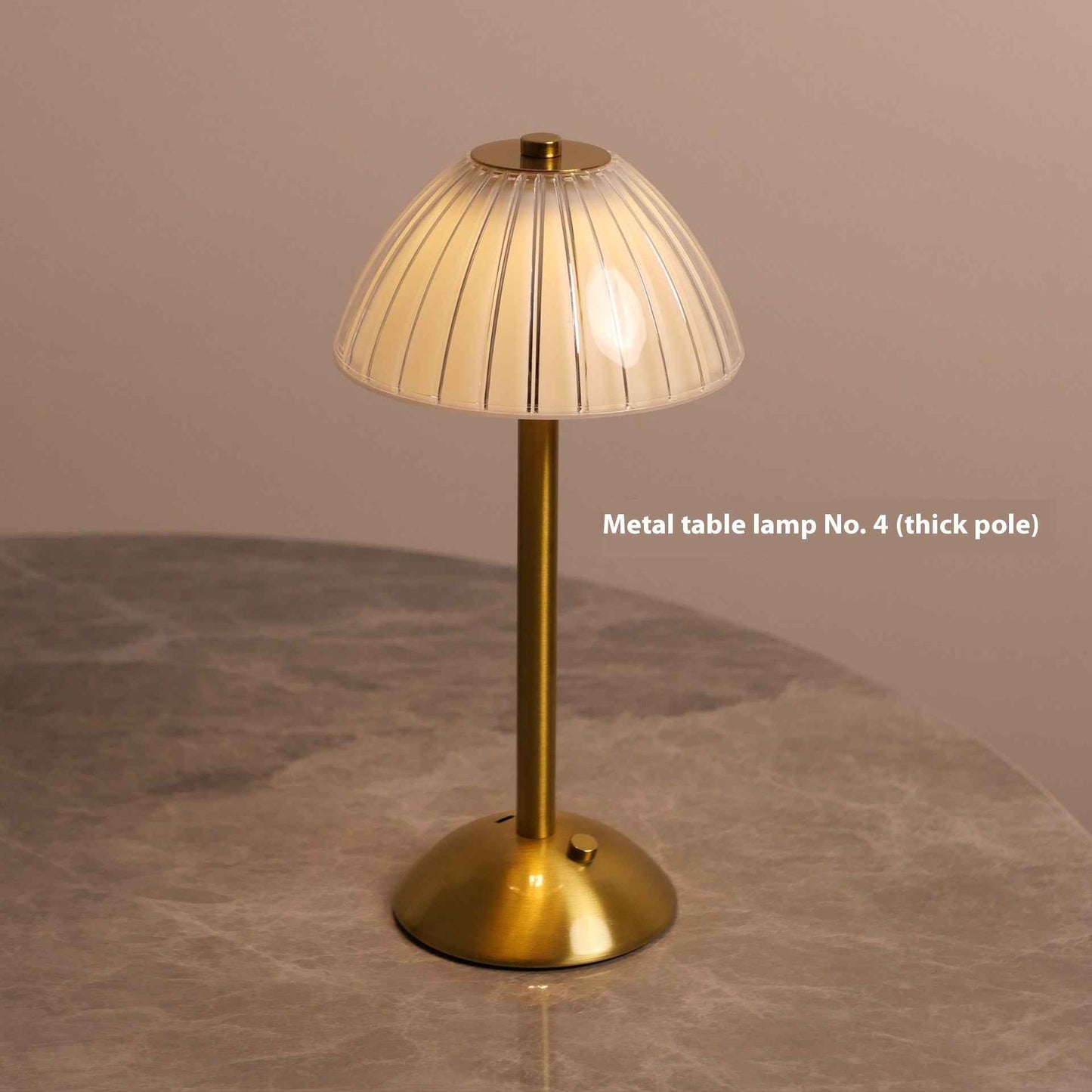 Metal Vintage Ornament Table Lamp Simple Night Light