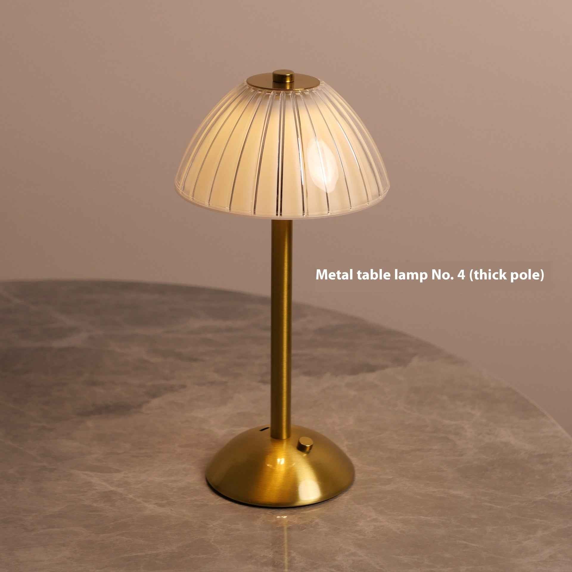 Metal Vintage Ornament Table Lamp Simple Night Light