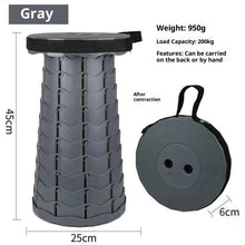 Outdoor Portable Travel Adjustable Telescopic Stool