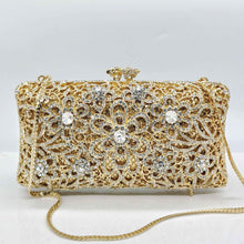 Full-Strass Evening Clutch With Diamond-Inlaid Design For Banquets