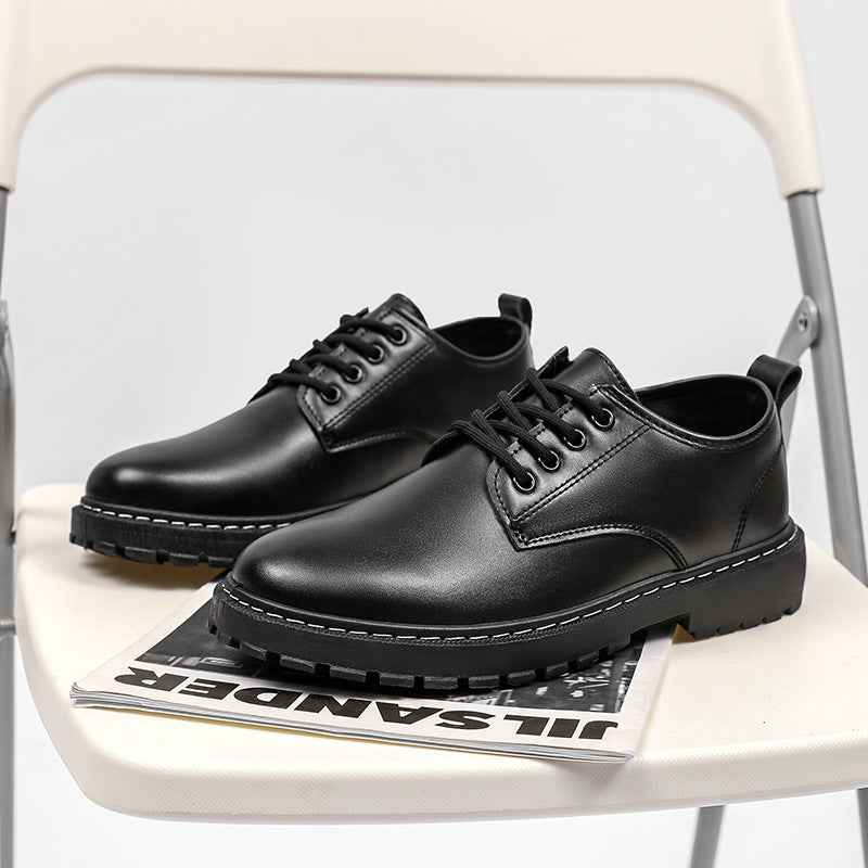 Mens Casual Waterproof Dr Martens-style Low-top Boots