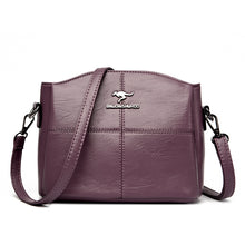 Korean-style Womens Shoulder Soft Leather Versatile Design Large Capacity And Embroidered Crossbody Bag by Mirlaine Univers