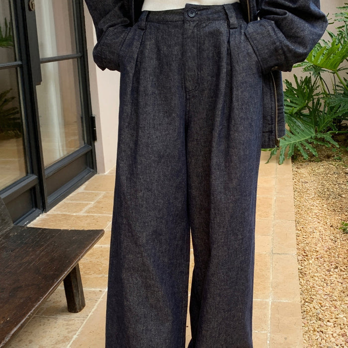 Linen Women's Straight-leg Jeans