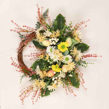 Home Decoration Easter Wreath Wild Chrysanthemum Half Edge Wreath Eggs