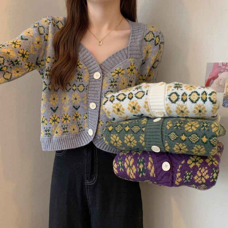Sweater Jacket Women's Design Sense Niche Outside Wear Sweaters
