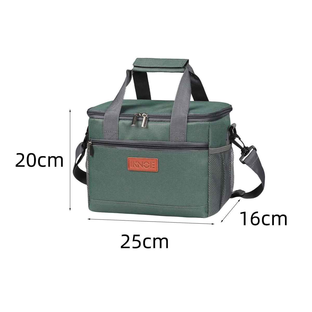 Portable Outdoor Insulated Tote Bag Foldable Made From Thickened Oxford Fabric With Leak Proof Insulation