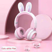 Rabbit Ear Headphones Wireless Luminous Extendable Wheat Headphones - Mirlaine Univers - Rabbit Ear Headphones Wireless Luminous Extendable Wheat Headphones