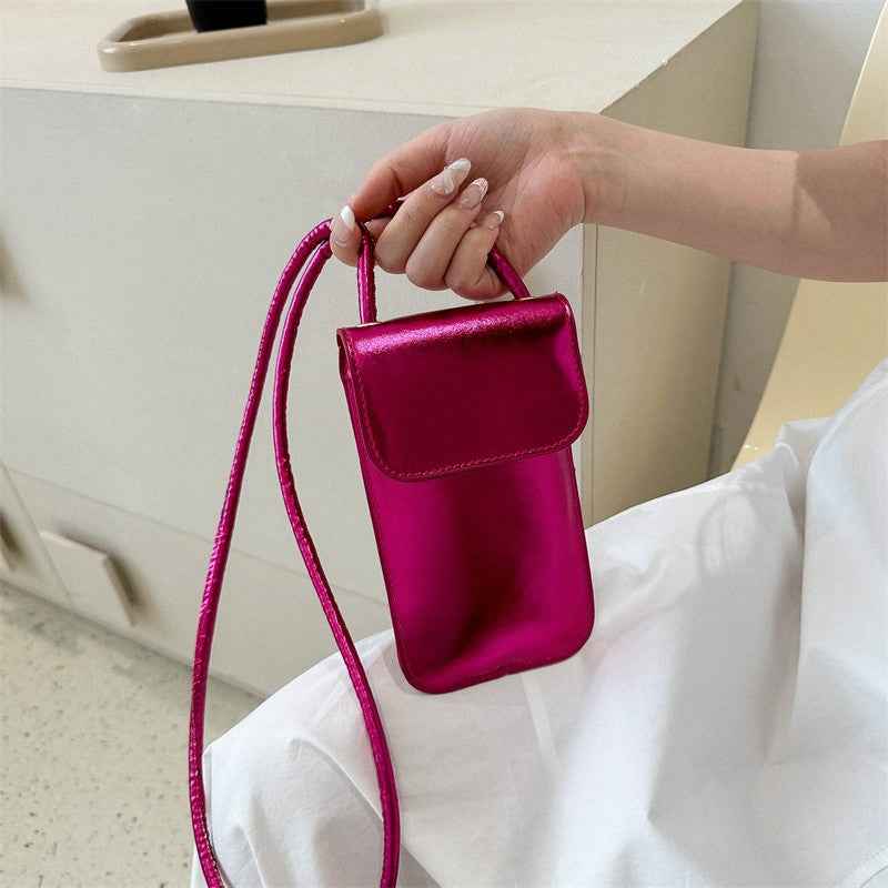 New Summer Stylish Lacquered Korean-Style Coin Shoulder Bag