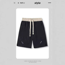 Men's Casual Shorts Loose Straight-Cut Cropped Trousers