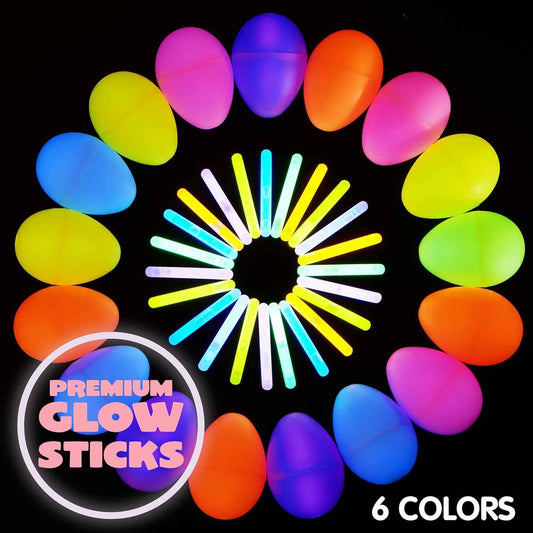 Easter Glow Eggs Light-Up Eggs For Holiday Parties Fluorescent Decorative Hollow-Out Eggs