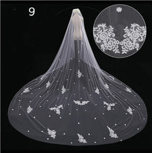 Bridal Wedding Dress Long Tail Luxury Super Fairy Wedding Veil by Mirlaine Univers