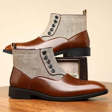 British Style Retro Business Formal Wear Leather Shoes Men's Versatile
