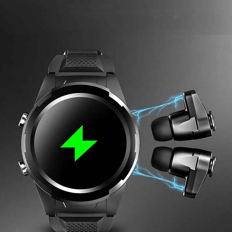 Simple Two-in-one Smart Earphone Watch