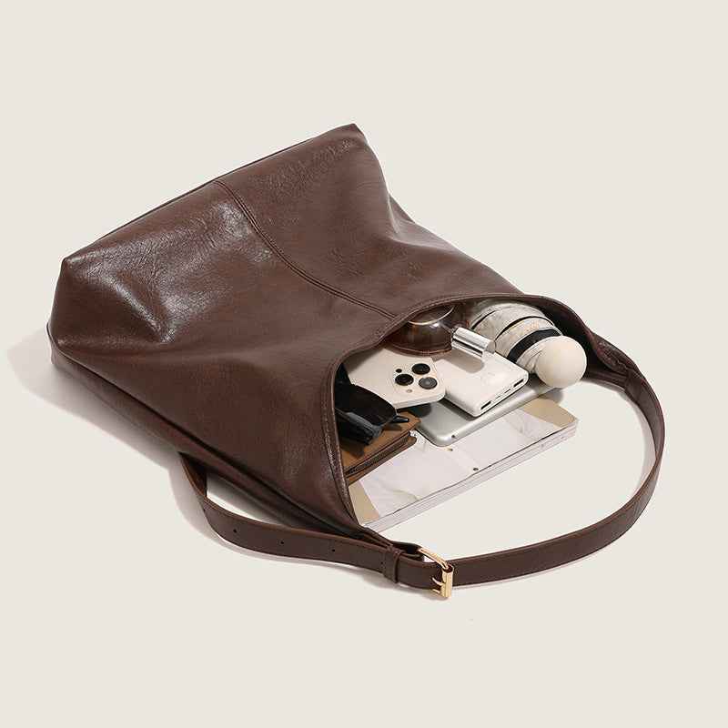 Womens Simple Casual Underarm Shoulder Bag