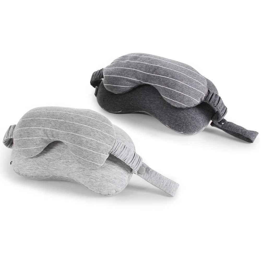 Eye Mask Two-in-one Pillow Jersey Foam Particles Neck Pillow