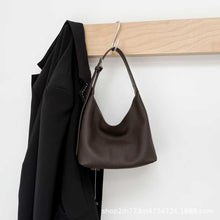 Chiond Top-Grain Leather Simple And Sophisticated Commuter ShoulderCrossbody Bag by Mirlaine Univers