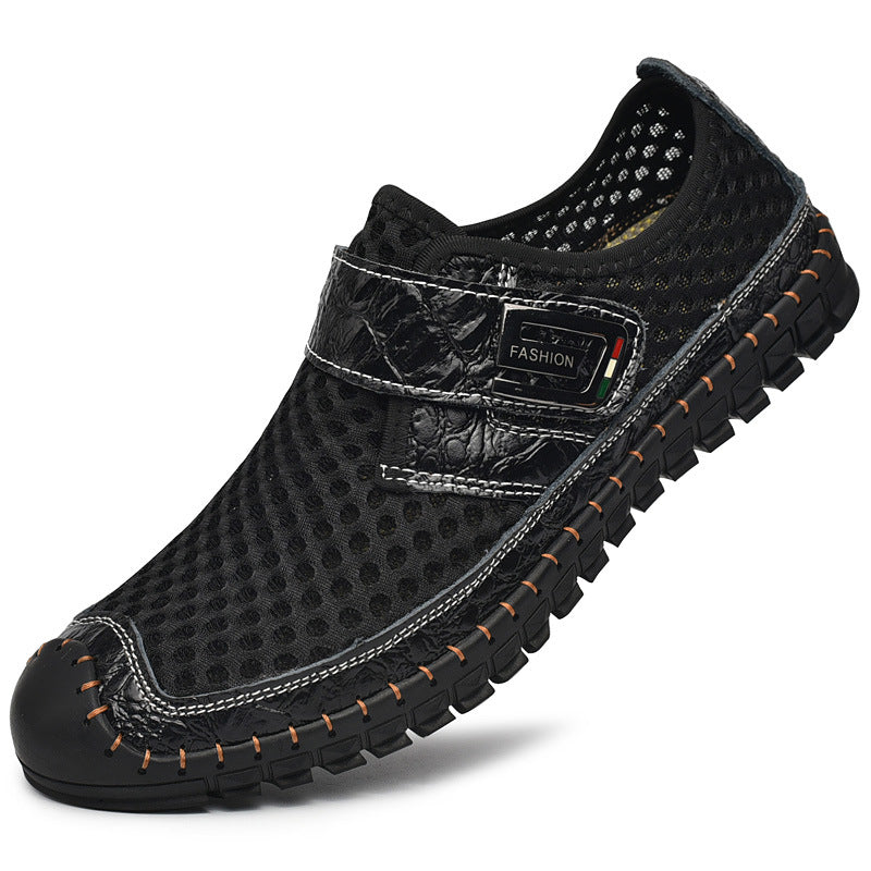 Merkmak New Genuine Leather Men Flats Shoes Fashion by Mirlaine Univers