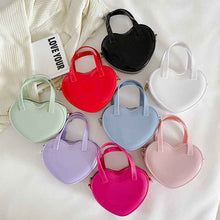 Fashionable Jelly Heart Mini Shoulder Crossbody Bag For Women