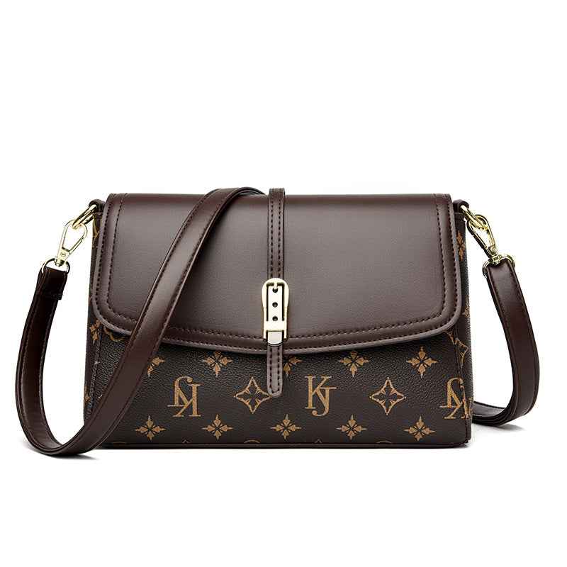 Womens Printed High-Capacity Shoulder Bag