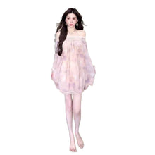 Women's Sexy Cinched Waist Floral Dress