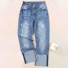 Harun Ankle-bite Ripped Cropped Pants For Women