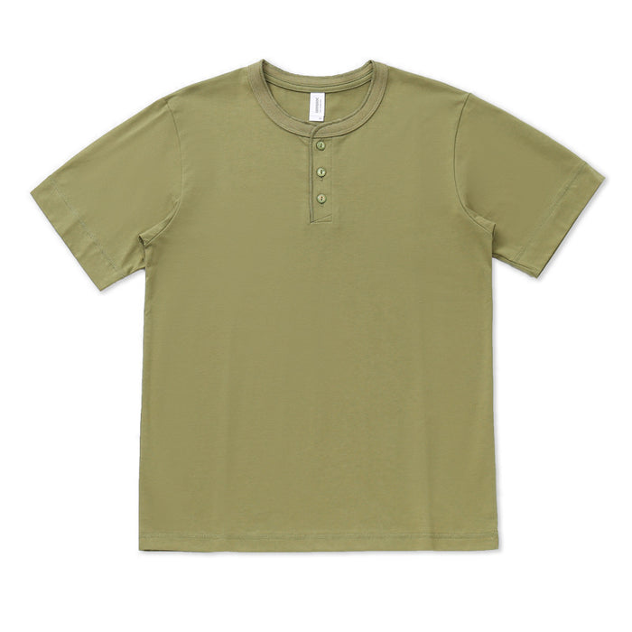 Chemise homme à col mao manches longues