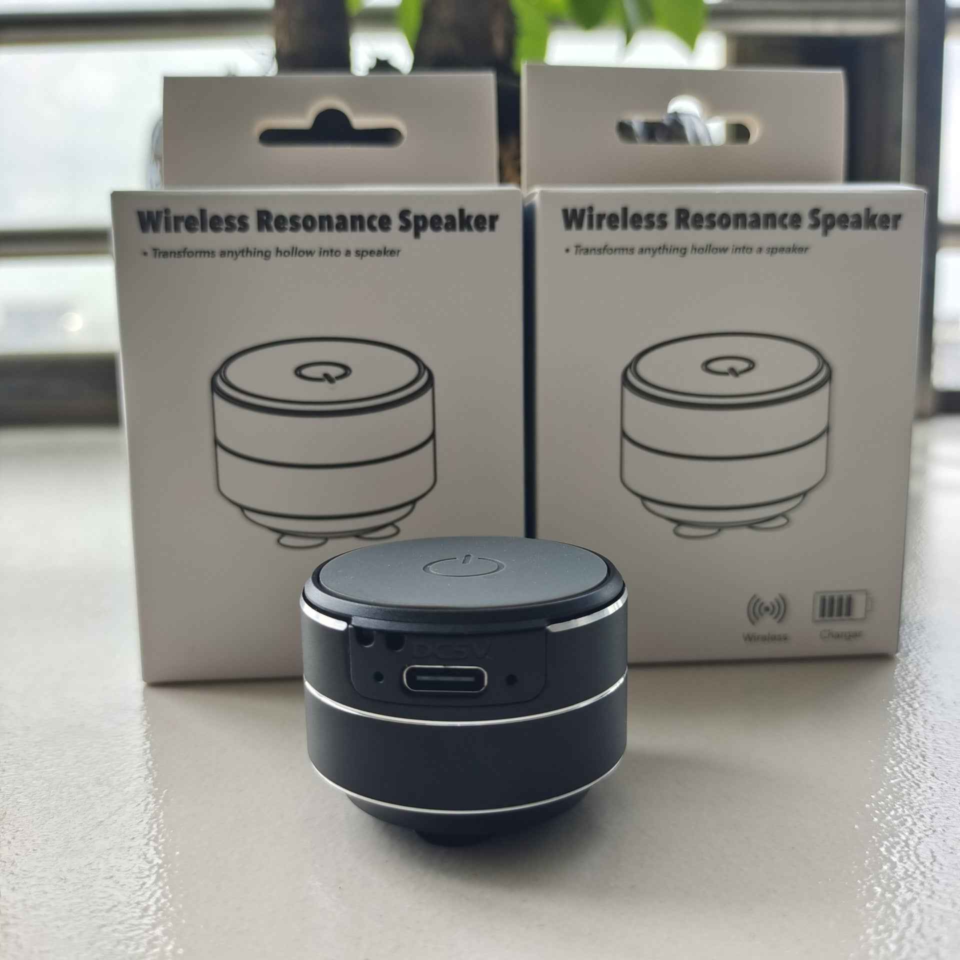 TWS Black Technology Bone Conduction Bluetooth Speaker