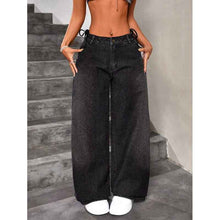 Personalized Fashion Jean Retro Loose-fit Wide-leg