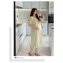 Sweet-style Age-reducing Chiffon Midi Dress With Pockets