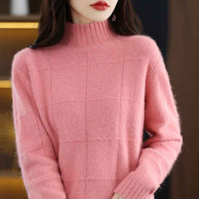 High Collar Loose Short Knitted Sweaters
