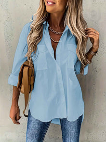 Women's All-Season Versatile Loose Top With Pockets