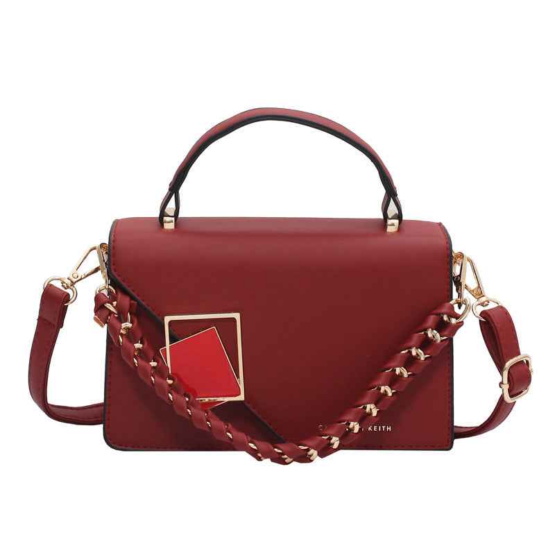 Chain Shoulder Crossbody Bag Handheld Small Square Bag