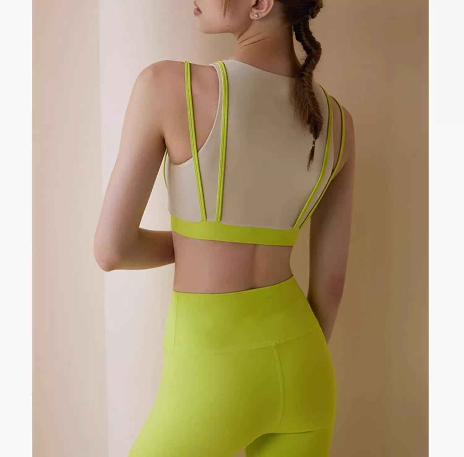 Masked Yoga And Fitness Workwear