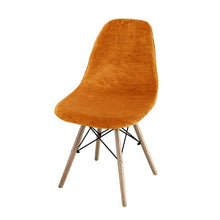 Velvet Solid Color Shell Eames Chair Cover